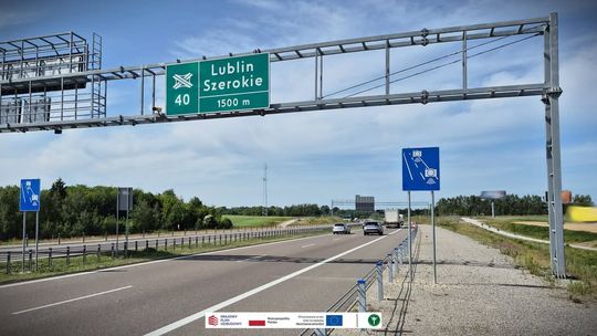 Kamery odcinkowego pomiaru prędkości na drodze ekspresowej S19 między węzłami Lublin Węglin i Lublin Sławinek