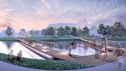 Nowy park na Błoniach pod Zamkiem. Cztery pracownie chętne do projektowania