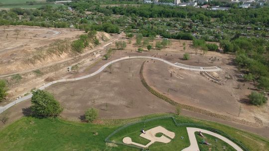 Nowy park w Lublinie coraz bardziej widoczny [zdjęcia, wideo]