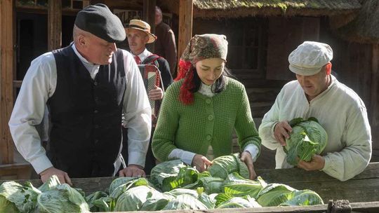 Obieraczki Kapuściane w Skansenie