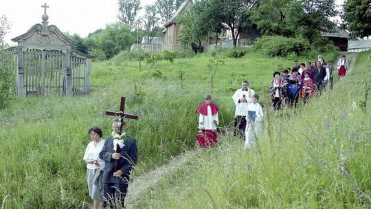 Obrzęd poświęcenia pól w niedzielę w Muzeum Wsi Lubelskiej