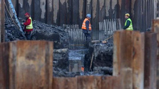 Obwodnica Lublina. Budowa estakady nad doliną Bystrzycy