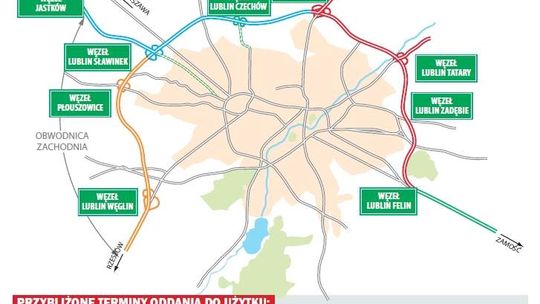 Obwodnicą Lublina pojedziemy po kawałku. Sprawdź terminy