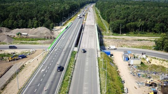 Obwodnica Puław wkrótce ma być oddana do użytku. Nowe zdjęcia z drona
