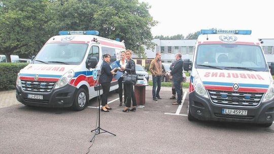 Ochotnicy dostali karetki od Wojewódzkiego Pogotowia Ratunkowego w Lublinie