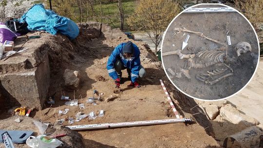 Odkrycie na placu budowy w centrum Lublina. Szkielety, amunicja oraz schron