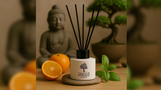Odkryj luksus w harmonii z naturą- ekologiczne świece i dyfuzory Jakulo dla wyjątkowych wnętrz