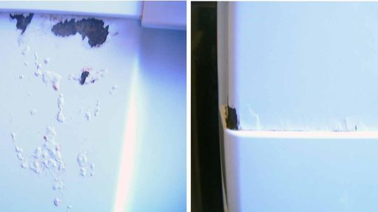 Odpadająca farba i rdza na nowej lodówce. \"Odmówiono mi reklamacji\"