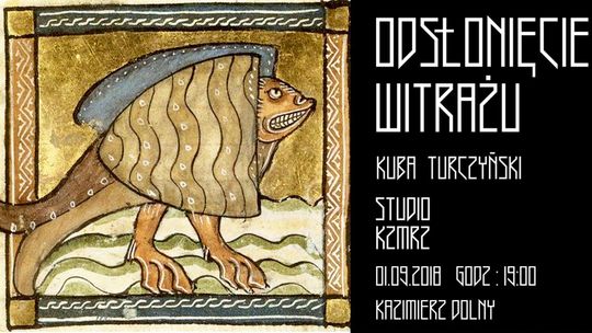 Odsłonięcie witrażu Kuby Turczyńskiego w Kazimierzu