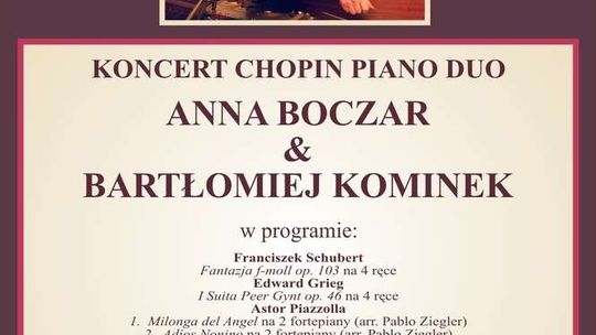 Ogólnopolski konkurs duetów fortepianowych „Grajmy Razem” w Zamościu