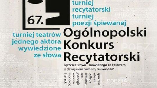 Ogólnopolski Konkurs Recytatorski już po raz 67