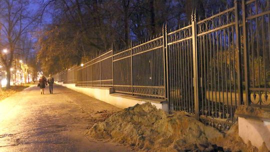 Ogród Saski: Zamknięte z powodu nocy 