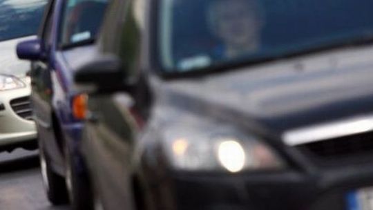 Ogromny korek na drodze krajowej nr 19 w kierunku Lublina