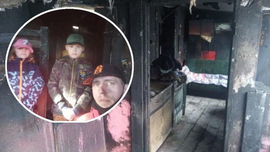 Ojciec uratował dzieci, teraz chce remontować dom. Ale pożar zabrał nawet narzędzia