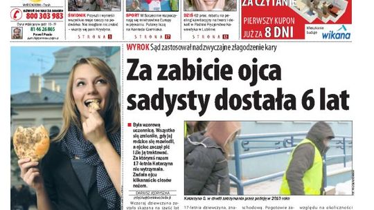 Okładka Dziennika Wschodniego