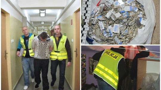 Okradli jubilera. Zabrali biżuterię za 50 tys. zł i wpadli kilka godzin później (wideo)