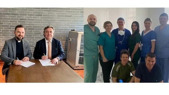 Okuliści i Caritas zbierają fundusze dla szpitala w Charkowie. Chcą kupić kluczowe narzędzie