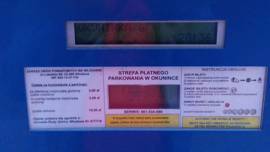 Okuninka. Parkingi nad jeziorem Białym będą bezpłatne