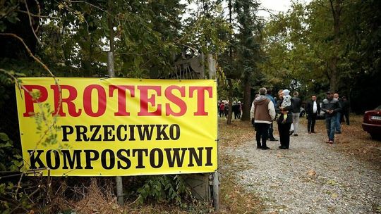 Olchowiec nie chce kompostowni. "Będziecie musieli zrzucać te odpady z samolotów, bo tędy nie przejedziecie”