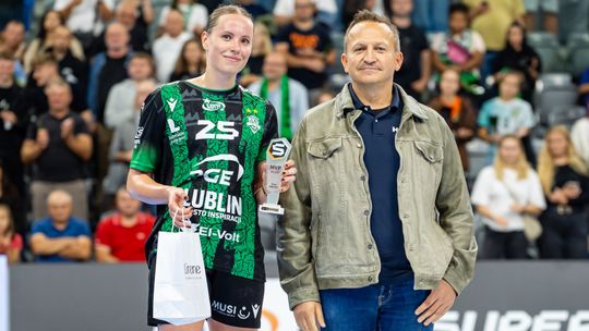 Oliwia Domagalska (PGE MKS El-Volt Lublin): Cieszę się, że dostałam szansę wejścia na boisko
