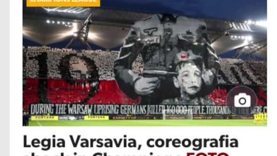 Oprawa Legii odbiła się echem. Światowe media o Powstaniu Warszawskim