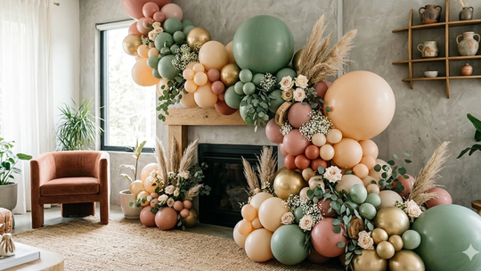 Organiczna girlanda balonowa - co to jest i dlaczego jest modna