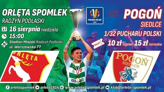 Orlęta Spomlek - Pogoń Siedlce. W Radzyniu wszyscy zdrowi, czekają na rywali
