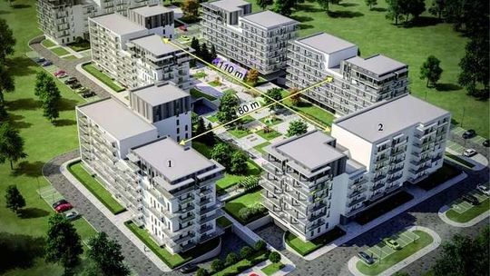 Osiedle Nowy Ruczaj. Wyjątkowy układ przestrzenny z zielenią i wewnętrznym dziedzińcem