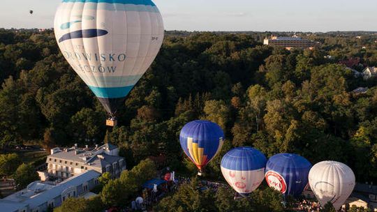 Ostatnie loty Balonowych Mistrzostw Polski w Nałęczowie