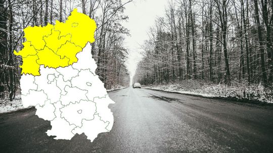 Ostrzeżenie pogodowe dla Lubelskiego. Drogi mogą być bardzo śliskie