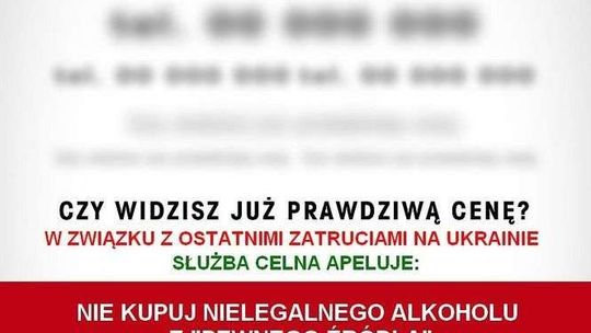 Ostrzeżenie! Śmiertelne zatrucia po spożyciu podrobionego alkoholu