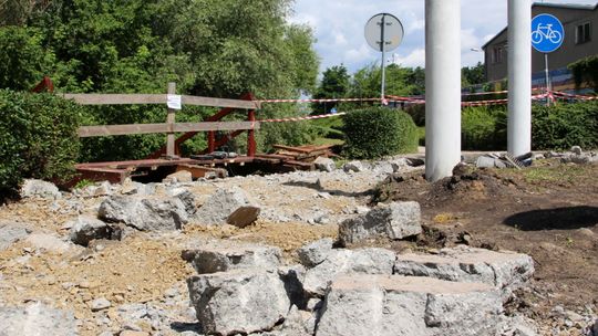 Osunął się grunt na bulwarze nadwiślańskim w Puławach