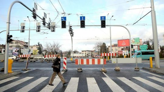 Otwierają skrzyżowanie na Poczekajce