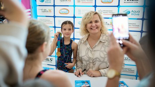 Otylia Jędrzejczak z wizytą w Lublinie