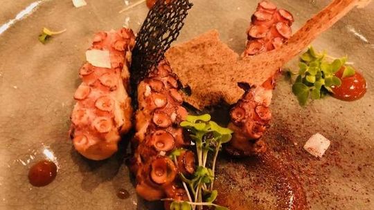 Owoce morza w Restauracji Cukrownia w Opolu Lubelskim