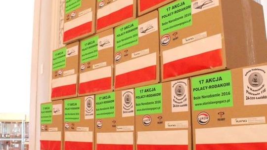 Paczki pojechały do Rodaków na Wschodzie