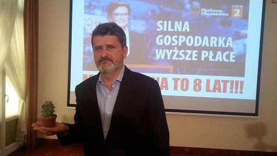Palikot z kaktusem na dłoni o koalicji Zjednoczonej Lewicy z PiS