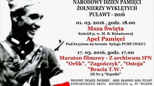Pamiętamy o żołnierzach niezłomnych. Uroczystości w Puławach