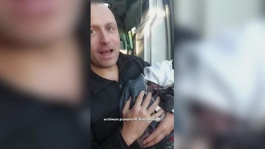 Pan Mateusz opowiada ze szczegółami jak własnoręcznie odebrał poród