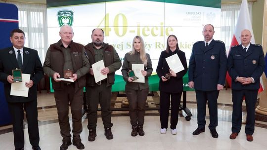 Państwowa Straż Rybacka ma już 40 lat. Były medale i odznaczenia