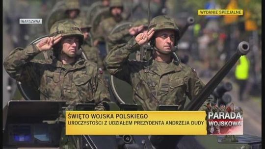 Parada wojskowa w Warszawie z udziałem 170 pojazdów
