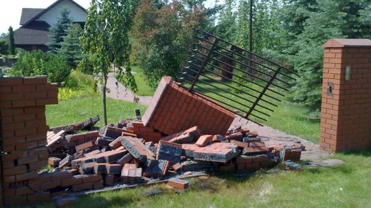 Parchatka: Auta spadają, ludzie się boją