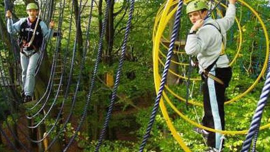 Park linowy w Janowie Lubelskim. Otwarcie już w czerwcu