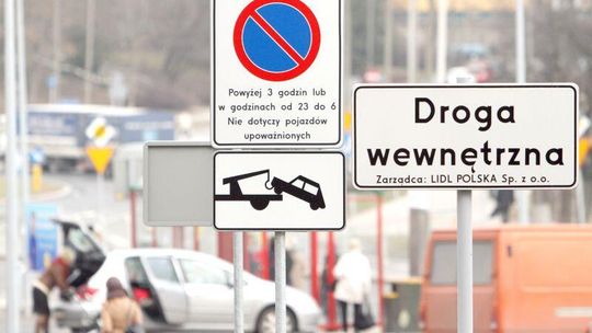 Parking przy Lidlu dla klientów, nie dla mieszkańców