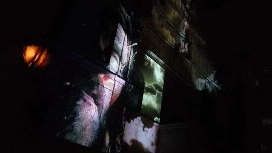 "Passione Christi". Niezwykła projekcja na fasadzie Bazyliki Dominikanów