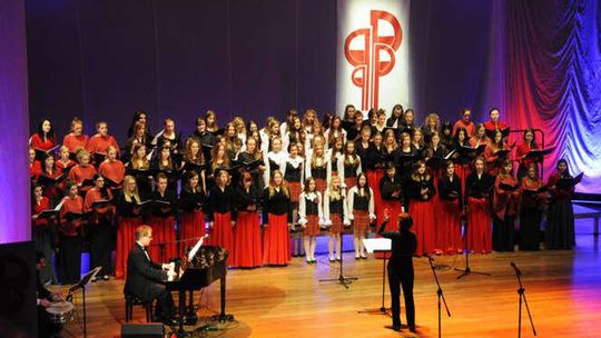 Patriotyczne pieśni w Centrum Kongresowym UP