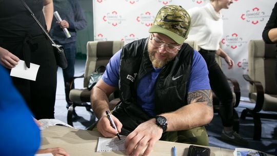 Paweł Fajdek spotkał się z kibicami w Zamościu [zdjęcia]