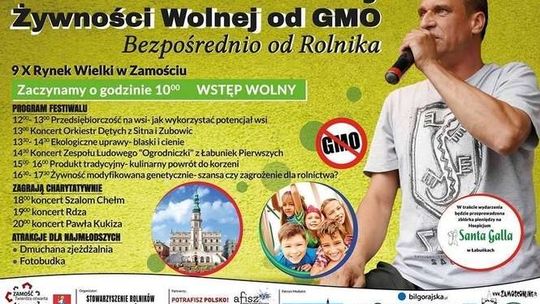 Paweł Kukiz na festiwalu polskiej żywności w Zamościu