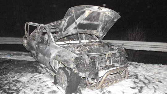 "Pędzący samochód, potem słup ognia". Świadek o tragicznym wypadku na obwodnicy Lubartowa