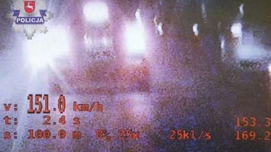Pędził ponad 150 km/h w terenie zabudowanym